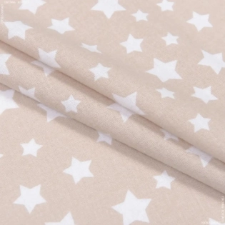 Постільна білизна з фланелі Beige Star
