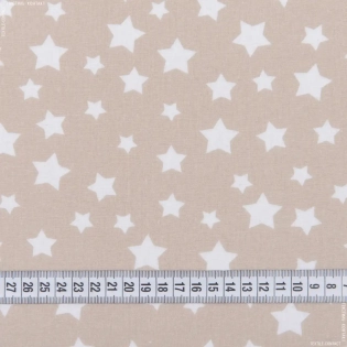 Фланель на постіль Beige Star
