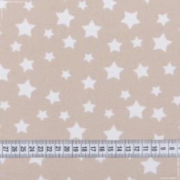 Фланель на постіль Beige Star